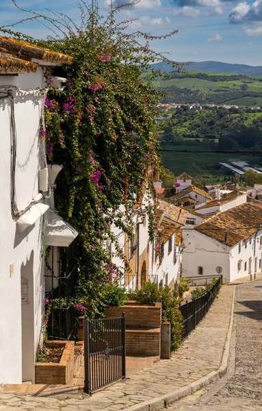Jimena Frontera Spanje Maart 2022 Smalle Heuvelachtige Straat Het Idyllische — Stockfoto