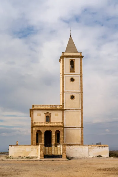 Almadraba Monteleva Espagne Mars 2022 Vue Église Historique Bord Mer — Photo