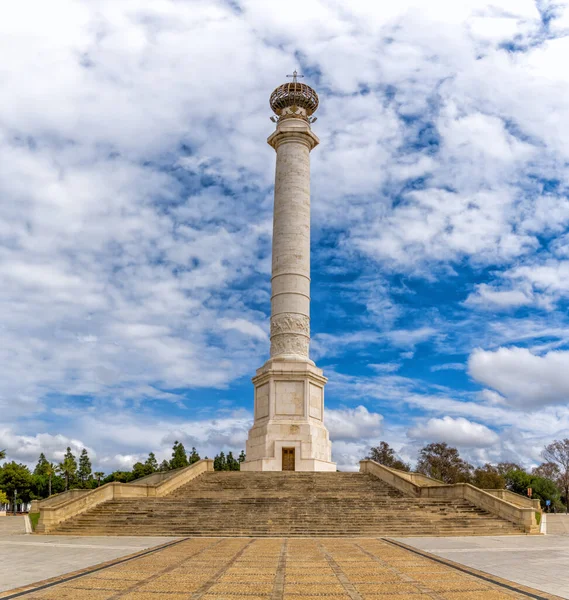 Rabida Espagne Mars 2022 Monument Aux Découvreurs Amérique Rabida — Photo