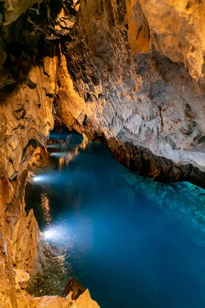 Kilátás Gruta Las Maravillas Barlang Aracena — Stock Fotó