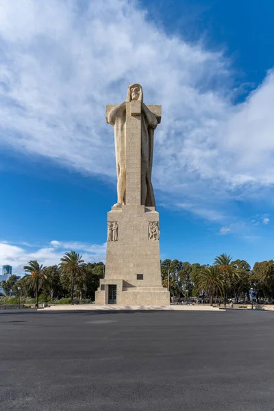 Huelva Španělsko Března 2022 Pohled Památník Columbus Huelvě — Stock fotografie