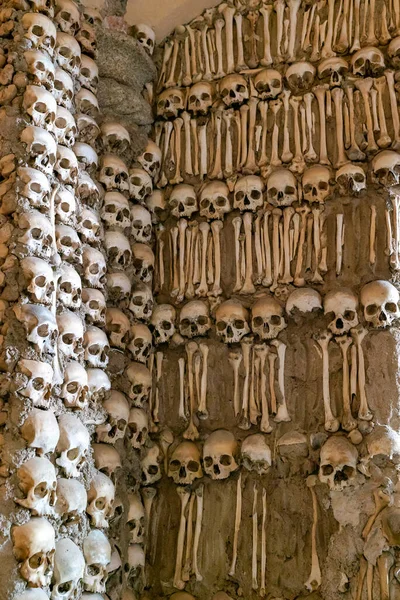 Évora Portugal Março 2022 Visão Detalhada Capela Dos Ossos Igreja — Fotografia de Stock