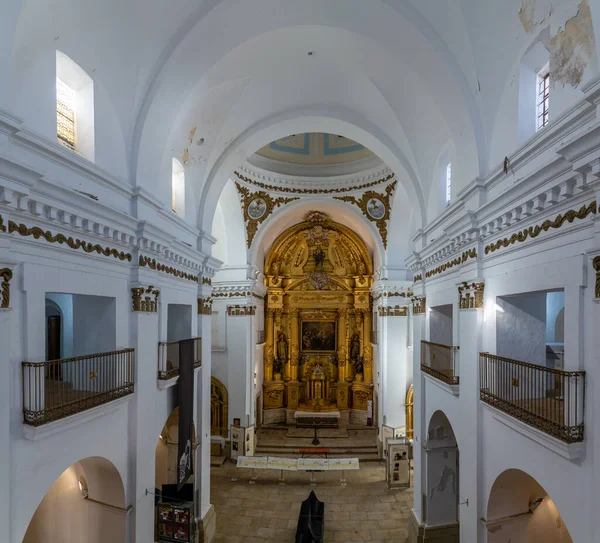 Касерес Испания Марта 2022 Года Вид Историческую Церковь Сан Франциско — стоковое фото