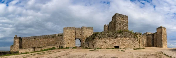 Trujillo Espanha Março 2022 Vista Panorâmica Castelo Histórico Trujillo Estremadura — Fotografia de Stock