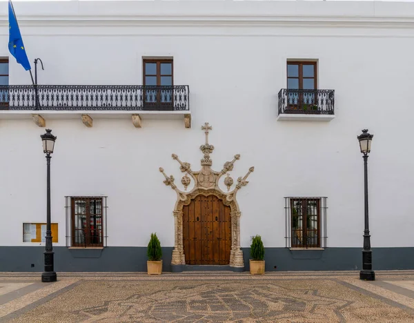 Olivenza Spagna Marzo 2022 Storico Municipio Olivenza Con Arco Porta — Foto Stock