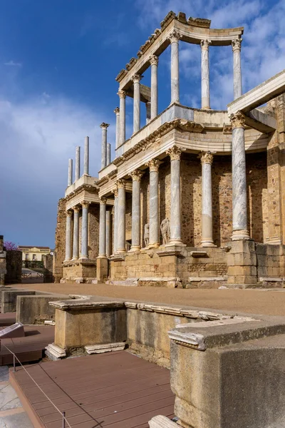 Merida Spain March 2022 Detail View Roman Amphitheater Historic Merida — Stock Photo, Image