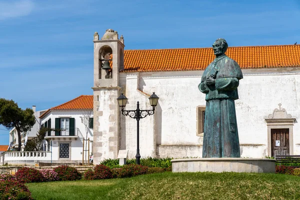 Peniche Portugal Abril 2022 Vista Iglesia Nossa Senhora Aujuda Centro — Foto de Stock