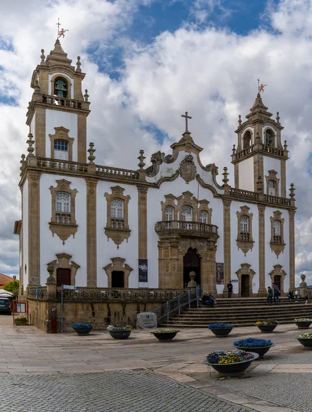 Viseu Portogallo Aprile 2022 Veduta Della Storica Chiesa Igreja Misericordia — Foto Stock