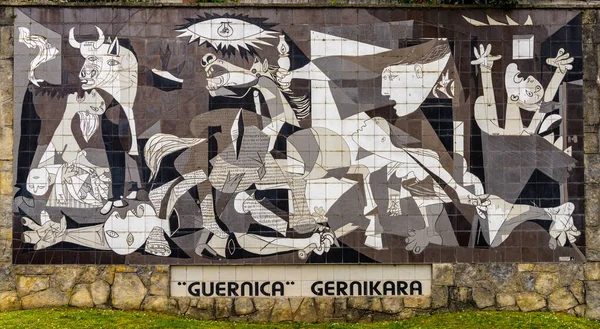 Guernica Spanien Maj 2022 Över Guernica Mural Vid Picasso Den — Stockfoto