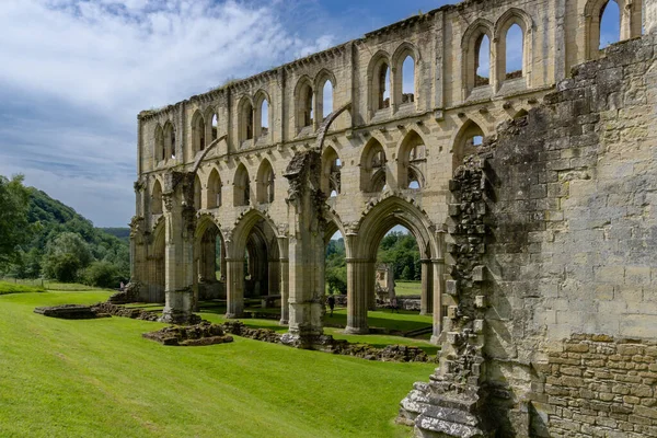 Rievaulx Velká Británie Června 2022 Pohled Zříceninu Lodí Kostela Historickém — Stock fotografie