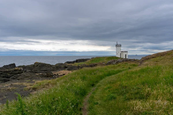 Vue Phare Elie Sur Firth Forth Écosse — Photo