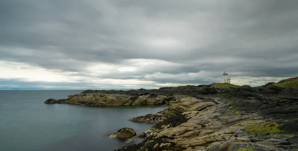 Skoçya Daki Firth Forth Taki Elie Deniz Feneri Manzarası — Stok fotoğraf