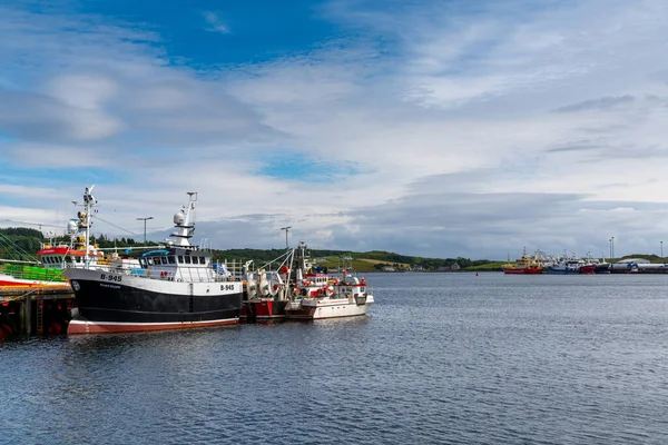 Killybegs Ireland July 2022 Colorful Fishing Boats Industrial Fishing Port — Stockfoto