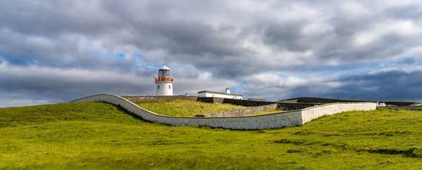 View Historic Harbor Lighthouse John Point Donegal Bay North Ireland — Foto de Stock