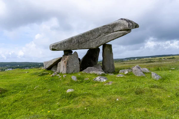 View Kilclooney Dolmen County Donegal Ireland — Foto de Stock