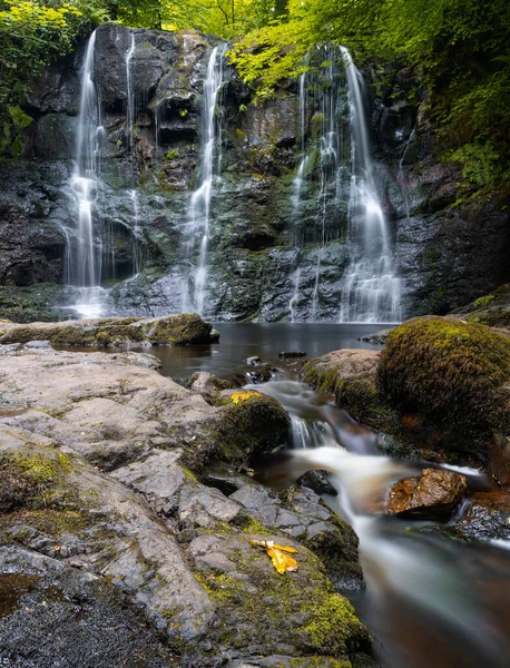 View Ess Crub Waterfall Glenariff Nature Reserve — Stockfoto