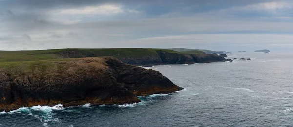 View Cliffs Wild Coast Erris Head Northern Tip Mullet Peninsula — Fotografia de Stock