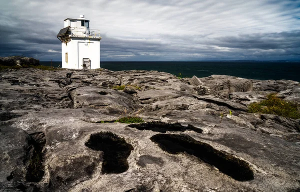 View Black Head Lighthouse Burren Coast County Clare — Photo