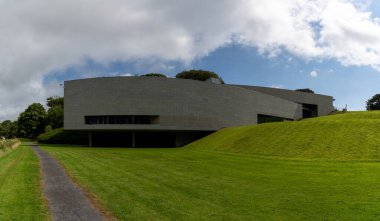 Turlough, Ireland - 23 July, 2022: view of the National Museum of Ireland - Country Life in Turlough Village on County Mayo