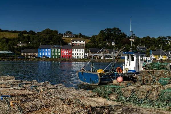 Bantry Ireland August 2022 Old Wooden Fishing Boat Fishing Nets — Stockfoto