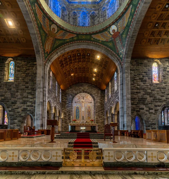 Galway Ireland July 2022 Close View Altar Pulpit Roman Catholic — 图库照片