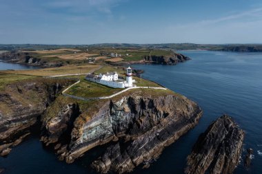 A view of the Galley Head Lighthouse in County Cork