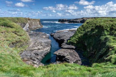 Bridges of Ross landscape view in County Clare of western Ireland