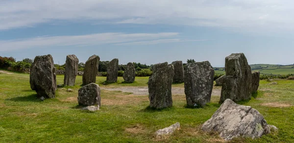 Panorama View Drombeg Stone Circle County Cork Ireland — Foto de Stock