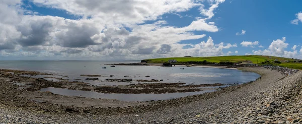 Kilbaha Ierland Augustus 2022 Uitzicht Het Schilderachtige Gehucht Kilbaha Haven — Stockfoto