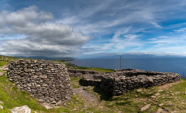 Fahan Irlanda Agosto 2022 Vista Las Cabañas Colmena Fahan Península — Foto de Stock