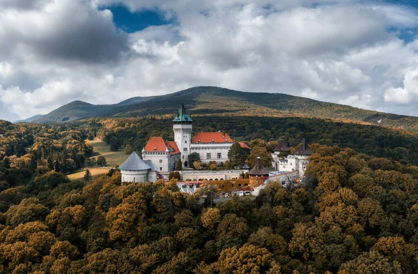 Smolenice Slowakije September 2022 Landschap Van Smolenice Castle Kleine Karpaten Rechtenvrije Stockfoto's