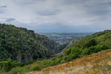 Somerset 'teki Cheddar Vadisi' nin yakınındaki Mendip Hills 'te bir manzara