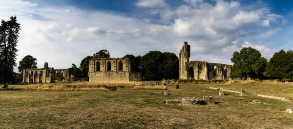 Glastonbury Reino Unido Septiembre 2022 Vista Las Ruinas Nave Los — Foto de Stock