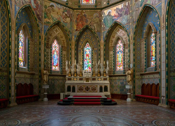 Kilkenny Ireland August 2022 Detail View Ornate Side Altar Mary — 图库照片