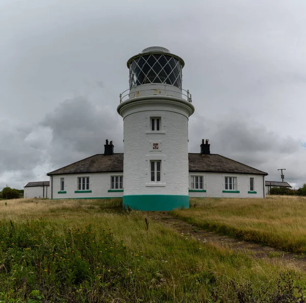 Vue Verticale Bees Ligthouse Dans Nord Angleterre — Photo