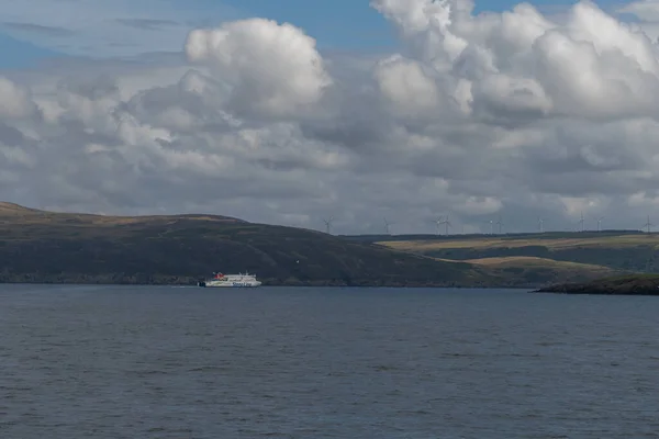 Keynryan United Kingdom August 2022 Large Ferry Entering Loch Ryan — 图库照片
