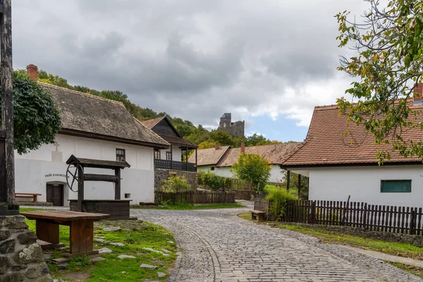 Holloko Hongarije Oktober 2022 Uitzicht Het Historische Dorpscentrum Van Holloko — Stockfoto