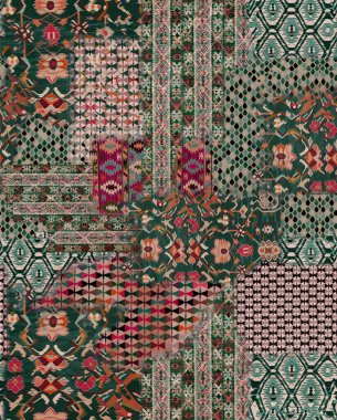 Çiçeklerle kusursuz desen, 