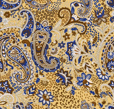 Arka planda geleneksel Hint deseni