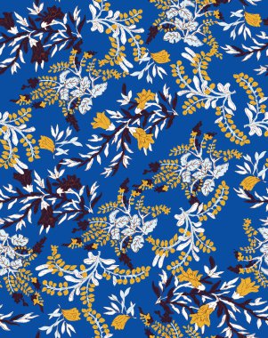 Basit cihazları olan güzel, pürüzsüz raster deseni. Tekstil, ambalaj, kumaş, kumaş, giysi, kapak, kağıt, baskı, albüm için dekoratif süslemeleri olan bir arka plan. Kumaş rengi çiçek