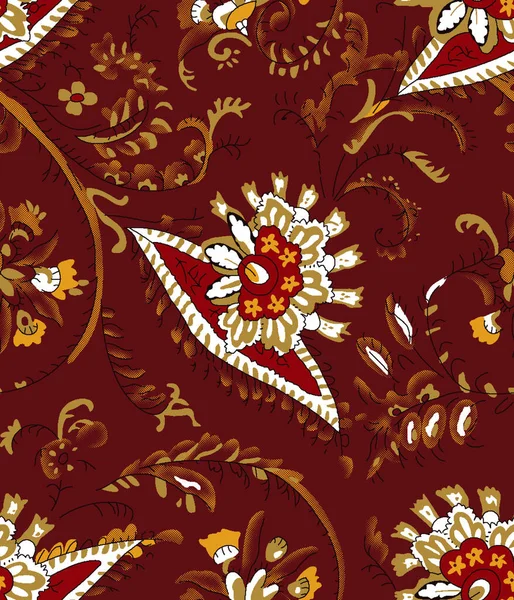 Beautiful seamless raster pattern with simple devices. Background with decorative floral decorations for textile, wrapper, fabric, clothing, covers, paper, print, scrapbook. cloth color flower