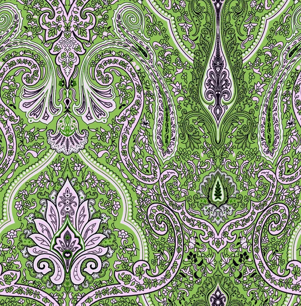 Arka planda geleneksel Hint deseni