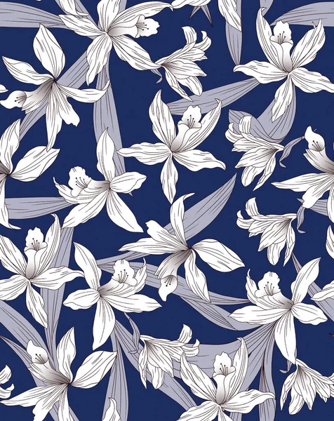 Basit cihazları olan güzel, pürüzsüz raster deseni. Tekstil, ambalaj, kumaş, kumaş, giysi, kapak, kağıt, baskı, albüm için dekoratif süslemeleri olan bir arka plan. Kumaş rengi çiçek