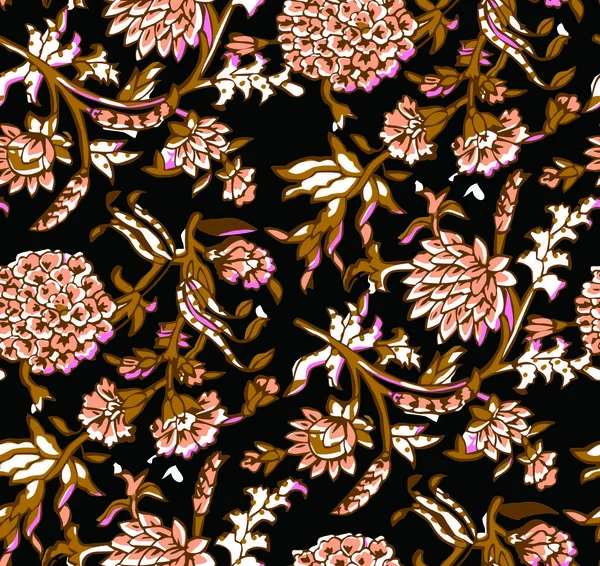 Ilustração Floral Primavera Cores Rosa Fundo Colorido Design Verão Para — Fotografia de Stock