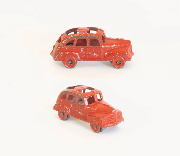 Brinquedo Carro Antigo Metal Miniatura Vintage — Fotografia de Stock