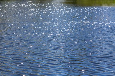 Su yüzeyi, güneş yansıması