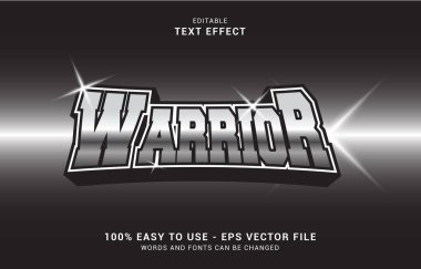 Düzenlenebilir metin efekti, Savaşçılar Gümüş stili Başlık yapmak için kullanılabilir