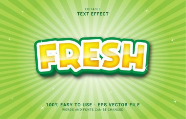 düzenlenebilir metin efekti, Başlık yapmak için taze biçim kullanılabilir