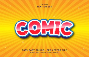 düzenlenebilir metin efekti, Çizgi film biçimi Başlık yapmak için kullanılabilir