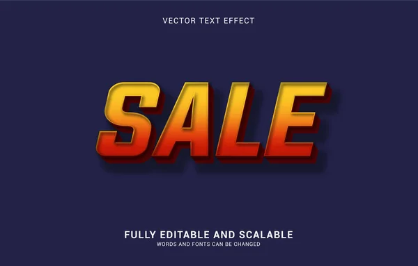Editable Text Effect Sale Style Can Used Make Title — стоковый вектор